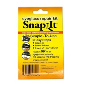 Snap-it Eyeglass Repair Kit, 6 Pack