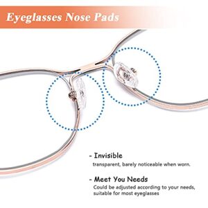 Eyech Eyeglass Nose Pads Set 150 Pairs Soft Anti-Slip Air Chamber Glasses Nose Pad Set Eyeglass Repair Kit