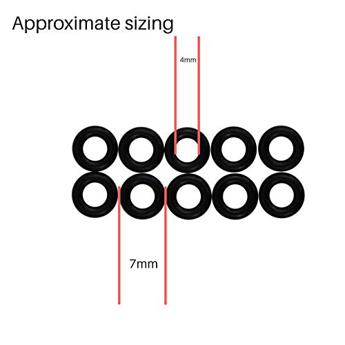 Optic Shop Eyeglass Frame Grips-Hinge Tighteners - 4mm Inside Diameter (Pack of 2)