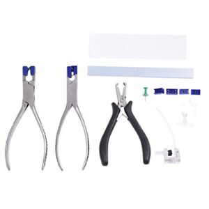 FAMKIT Glasses Pliers Kit Professional Eyeglass Repair Set Rimless Disassembly Glasses Frames Optical Tools Set