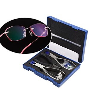 FAMKIT Glasses Pliers Kit Professional Eyeglass Repair Set Rimless Disassembly Glasses Frames Optical Tools Set