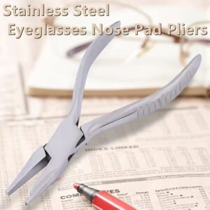 214 Stainless Steel Eyeglasses Nose Pad Pliers Glasses Repair Assembling & Adjusting Tools