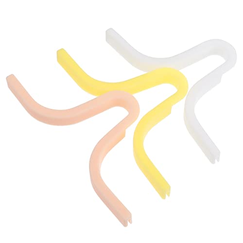 EXCEART Anti- Fog Nose Bridge Pads Strip Self- Adhesive Face Inner Support Frame Eyeglasses Nose Pads Plastic Seal Nose Cushion Holder Eyeglasses Strip