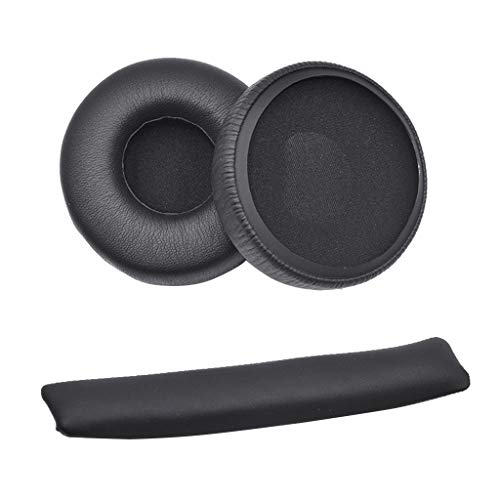 Leather Headband Cushion Ear Pads Cover for J-BL Synchros E40BT E40 Headphones Huhudde