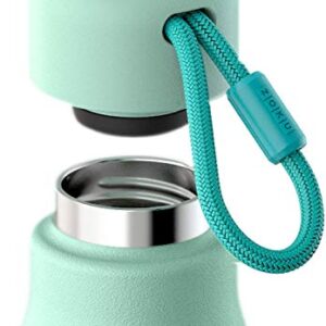 ZOKU Stainless Steel Bottle, 16.9 fl oz (500 ml), Cold and Heat Retention, My Bottle, Coffee Portable (Matte Teal)