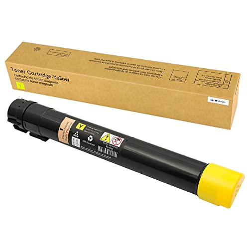 W-Print Remanufactured Toner Cartridge for Xerox Phaser 7800 7800DN 7800DX 7800GX Compatible with 106R01568 Yellow Toner 17200 Pages-1 Pack