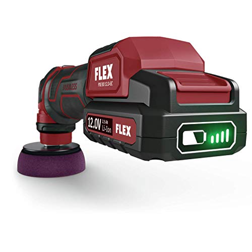 FLEX PXE 80 12.0-EC set USA 12V Cordless Multi-Polisher-Set, Includes Two 2.5Ah Batteries, One Charger & Soft Bag