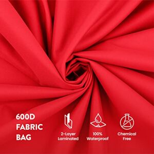 Zober Extra Large Premium Christmas Wreath Storage Bag 48” - Dual Zippered Storage Container & Durable Handles, Protect Artificial Wreaths - Holiday Xmas Bag Made of Tear Proof 600D Oxford