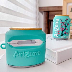 N+V Compatible with Airpods Pro Case Cover, 3D airpod 3 case Arizona Series Creative Cute Cartoon Funny Fun, Soft Silicone Airpod Character Skin Keychain Ring, for Girls Boys Teens Kids (Soda Box)