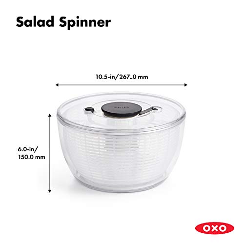 OXO Good Grips GreenSaver Produce Keeper - Large & Good Grips Salad Spinner