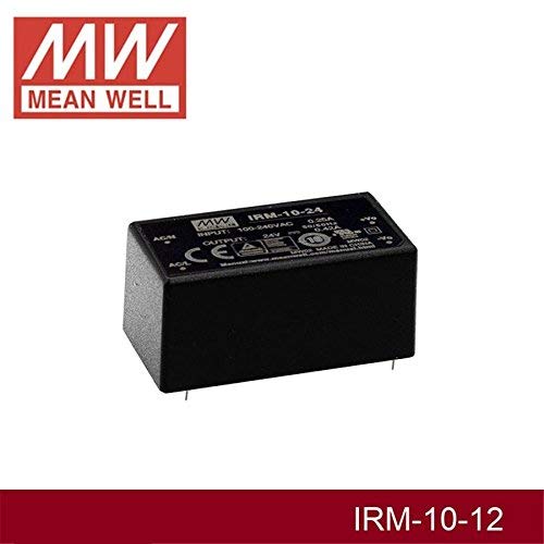 Mean Well Original IRM-10-12 MW 10W 12V AC to DC PCB Mount Green Module-Type Power Supply