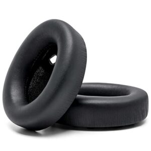 WC Wicked Cushions Extra Thick Earpads for Sony WH1000XM4 Headphones - Soft PU Leather Cushions, Luxurious Noise Isolating Memory Foam, Added Thickness Without Disabling On/Off Sensor | Black