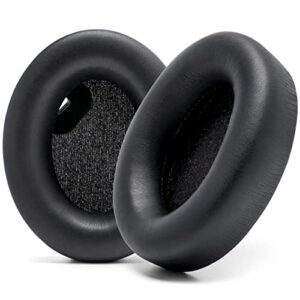 wc wicked cushions extra thick earpads for sony wh1000xm4 headphones - soft pu leather cushions, luxurious noise isolating memory foam, added thickness without disabling on/off sensor | black