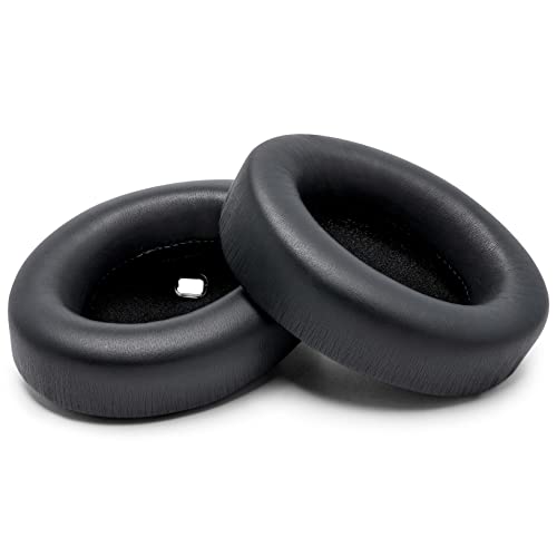 WC Wicked Cushions Extra Thick Earpads for Sony WH1000XM4 Headphones - Soft PU Leather Cushions, Luxurious Noise Isolating Memory Foam, Added Thickness Without Disabling On/Off Sensor | Black