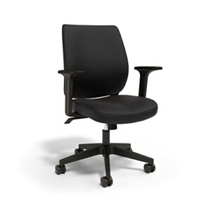 union & scale un59380 essentials fabric task chair, black