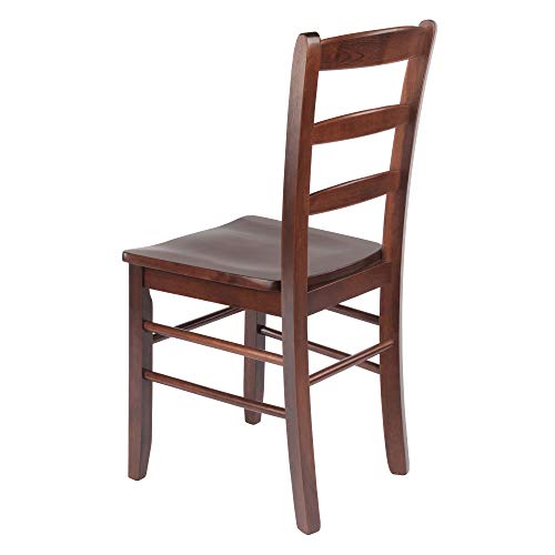 Winsome Wood Groveland Dining, Oak & Wood Benjamin Seating, Walnut