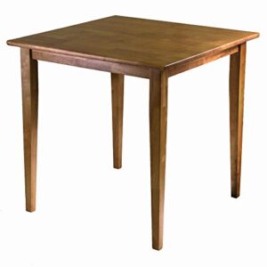 Winsome Wood Groveland Dining, Oak & Wood Benjamin Seating, Walnut