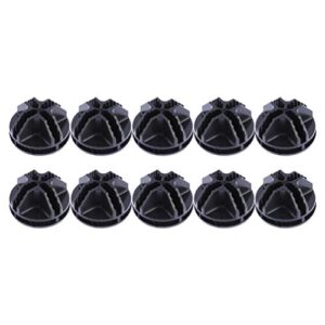 doitool metal cabinets 30pcs wire cube connectors abs plastic wire grid cube organizer for modular closet storage organizer and wire shelving black metal shelving rack