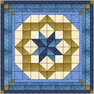 material maven easy quilt kit constellation/french country/precut ready to sew