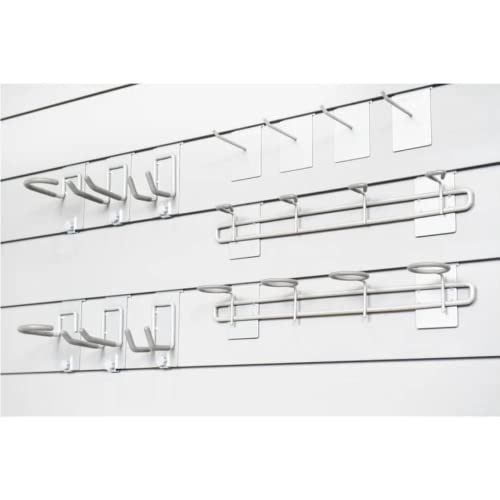 Crownwall Slat Wall Accessories Heavy Duty Steel Locking Hook Kit ...