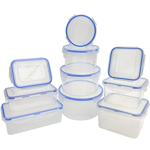 ZHOMA 28 PCS Food Storage Containers Set - Kitchen Sealed Jar with Lid Moisture-Proof Fresh-Keeping Box for Whole Grains