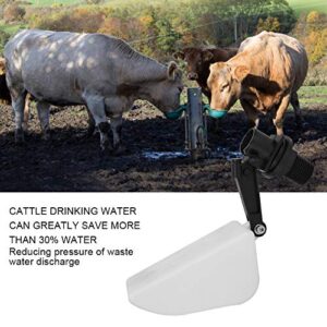 Yosoo White Plastic Triangular, Feeding & Watering Equipment Watering Supplies Cow Water Drinker Float Livestock Drinking Floater Accessory for Piglet Cattle Dog