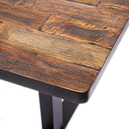 WOODCN Wood Table Top Universal 60x30 Inches,Old Elm,Garden Kitchen Dining Table Computer Desk Home Office