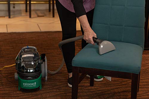 Bissell Little Green Pro Commercial Spot Cleaner BGSS1481 & Bissell Professional Spot and Stain + Oxy Portable Machine Formula, 32 oz, 32 Fl Oz