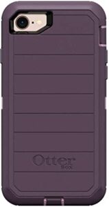 otterbox defender series case for iphone se (2nd gen - 2020) & iphone 8/7 (not plus) - retail packaging - purple nebula (winsome orchid/night purple)
