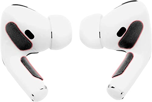 Setex Gecko Grip Anti-Slip Grip Pads Designed for Apple AirPods Pros [Fits in Charging Case] Maximum Sweat Performance (12 Pads), Black