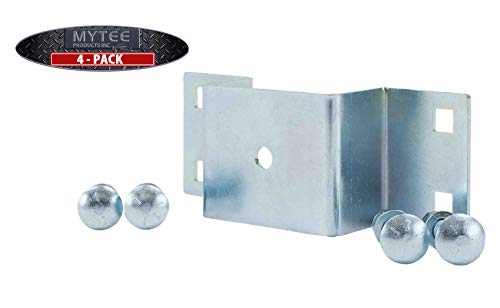 Mytee Products (4 Pack) Utility Trailer Bolt ON Stake Pocket (1/8" Thick 11 Guage), 3" x 1-1/2", Trailer Truck, Board Holder, Zinc Coated, Flatbeds