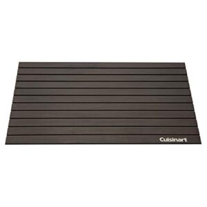 Cuisinart Grill Tray Bundle - Grilling Prep and Serve Trays (Black and Red) & Defrosting Tray (Black)