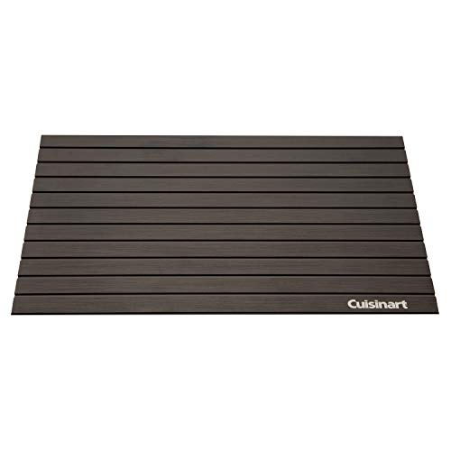 Cuisinart Grill Tray Bundle - Grilling Prep and Serve Trays (Black and Red) & Defrosting Tray (Black)