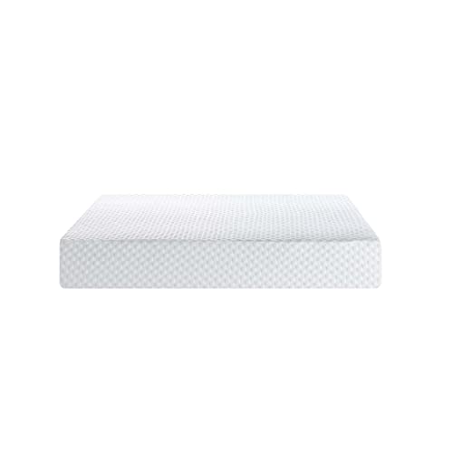 Queen Mattress, 10 inch Gel Memory Foam Mattress with CertiPUR-US Bed Mattress in a Box for Sleep Cooler & Pressure Relief, Medium Firm Support (Queen)