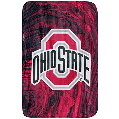 Ohio State Buckeyes Sublimated Soft Throw Blanket, 42" x 60"