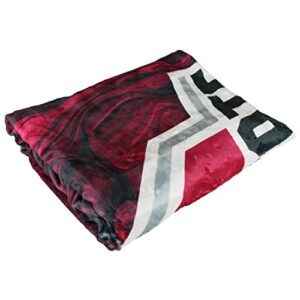 Ohio State Buckeyes Sublimated Soft Throw Blanket, 42" x 60"