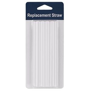 Replacement Straws Compatible with YETI Rambler Jr. 12 oz Kids Bottle-YETI Rambler Kids Straws Replacement-Accessories Set Include 5 BPA-FREE Straws and 1 Straw Cleaning Brush(12OZ)
