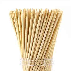 natural bamboo skewers 16” (200 pcs) for bbq，appetiser，fruit，cocktail，kabob，chocolate fountain，grilling，barbecue，kitchen，crafting and party. Φ=4mm, more size choices /8"/10"/12"/14"/16"(16")