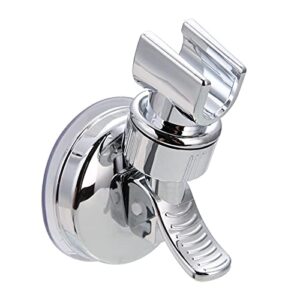ZLDXDP Bathroom Adjustable Shower Head Holder Rack Bracket Suction Cup Shower Holder Wall Mounted Shower Holder Bathroom Accessory