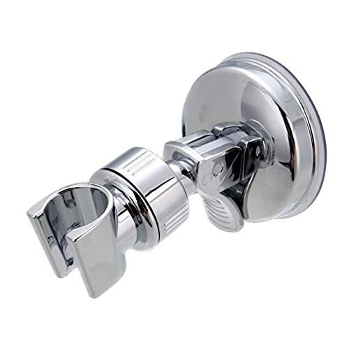 ZLDXDP Bathroom Adjustable Shower Head Holder Rack Bracket Suction Cup Shower Holder Wall Mounted Shower Holder Bathroom Accessory