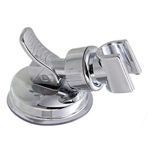 ZLDXDP Bathroom Adjustable Shower Head Holder Rack Bracket Suction Cup Shower Holder Wall Mounted Shower Holder Bathroom Accessory