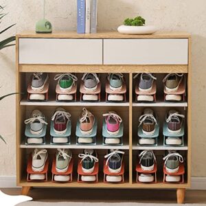 Double Tier Shoe Holder Storage Rack Save Space Adjustable Shoes Deck Organizer for Home Bedroom Dormitory Closet Organization Container shoe storage rack