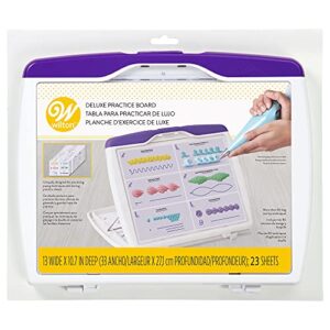 wilton deluxe practice board set for cake decorating training