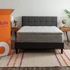 Tulo by Mattress Firm | 12 INCH Memory Foam Plus Coil Support Hybrid Mattress | Bed-in-A-Box | Plush Comfort | King