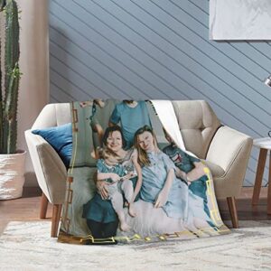 Personalized Custom Blanket Soft Flannel Material, Multi-Size Options Using Photos of Family, Friends, Dog, Cat Or Pet, Birthday Valentines Gifts