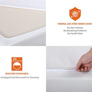 6 inch Queen Size Mattress with Cover, Cooling Gel Memory Foam Queen Mattress for a Cool Sleep & Pressure Relief, Medium Firm Mattress Pad Queen Mattresses, Bed in a Box, CertiPUR-US Certified