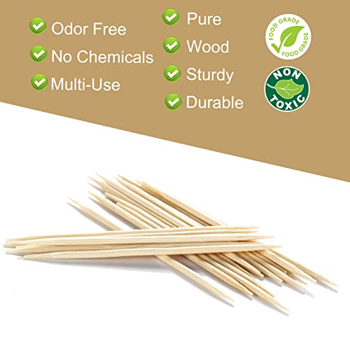 Toothpick Holder Dispenser——2pcs Pop-Up Automatic Toothpick Dispensers with 1,000 Toothpicks for Home Livingroom Kitchen Restaurant, Thickening Toothpicks Container, Novelty Sturdy Secure Toothpick Storage Box (A-WHITE*2)