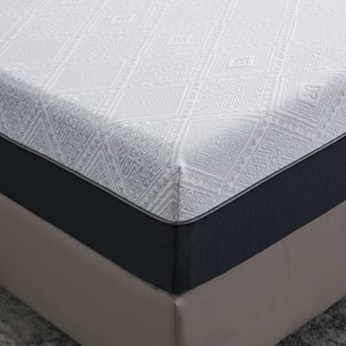 10 Inch Twin XL Memory Foam Mattress, Cool Gel Bamboo Bed Mattress in A Box, Made in USA, CertiPUR-US Certified, Breathable Medium Mattress