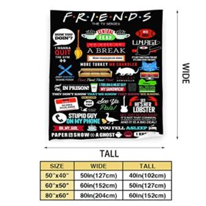 Classic Comedy Tv Series Ultra-Soft Throw Blanket Shawls and Wraps Lightweight for Couch, Soft, Plush, Fluffy, Warm 50"X40"