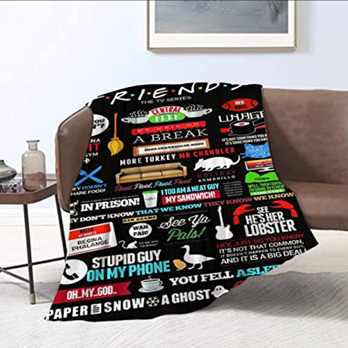 Classic Comedy Tv Series Ultra-Soft Throw Blanket Shawls and Wraps Lightweight for Couch, Soft, Plush, Fluffy, Warm 50"X40"